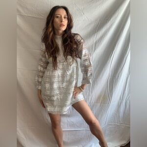 Vintage Metallic 60’s Dress